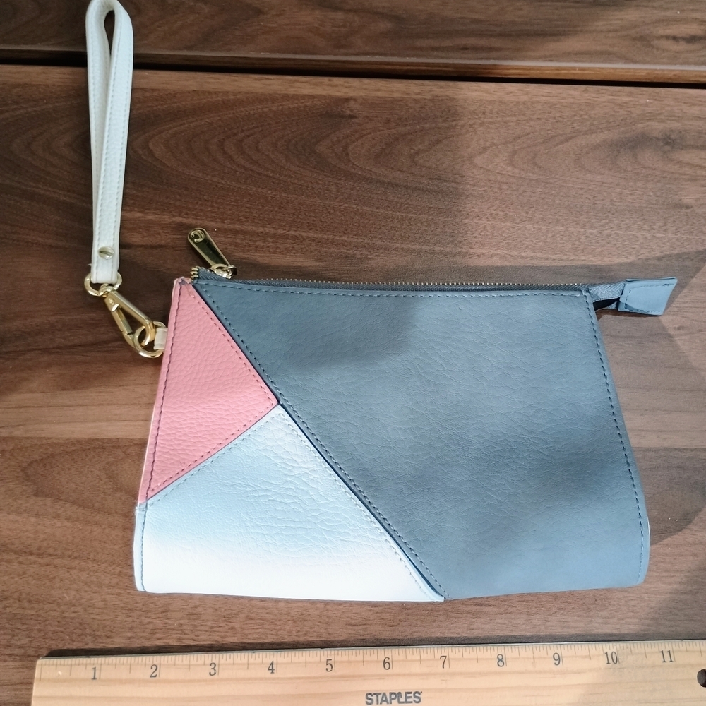 Colorblock Clutch Wristlet